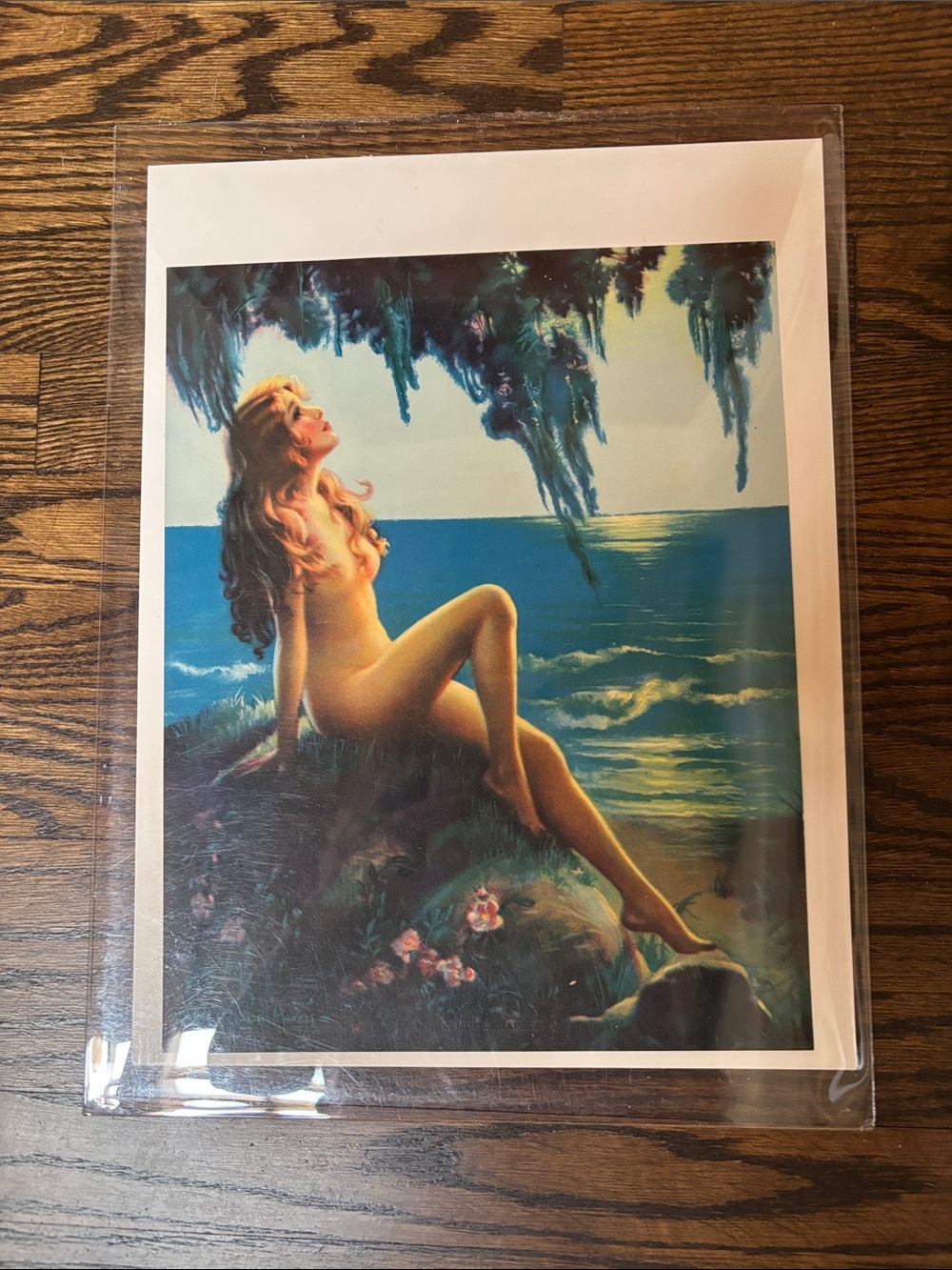 Vintage original calendar art 1940s